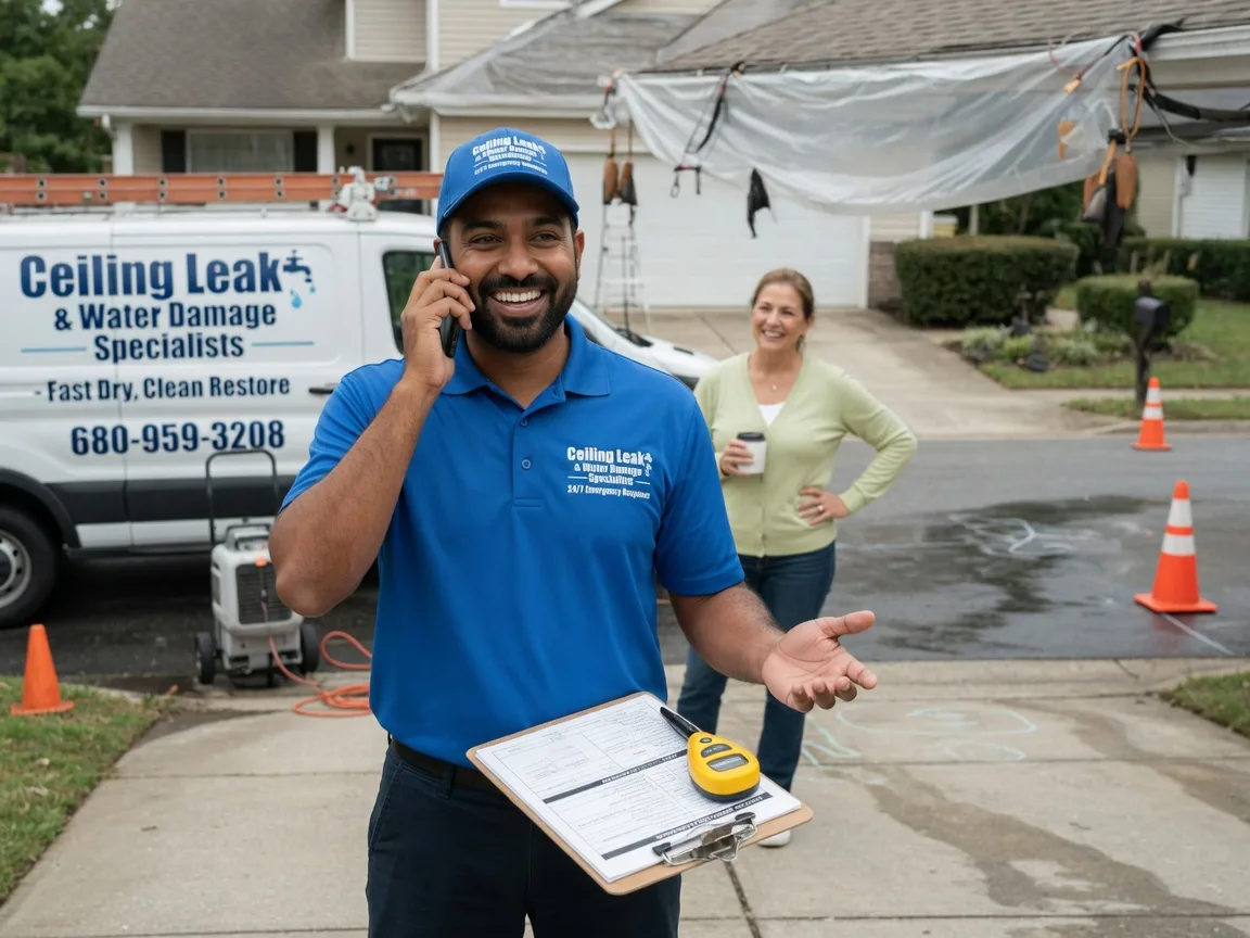 Ceiling Leak Cleanup Moore, TX FAQs